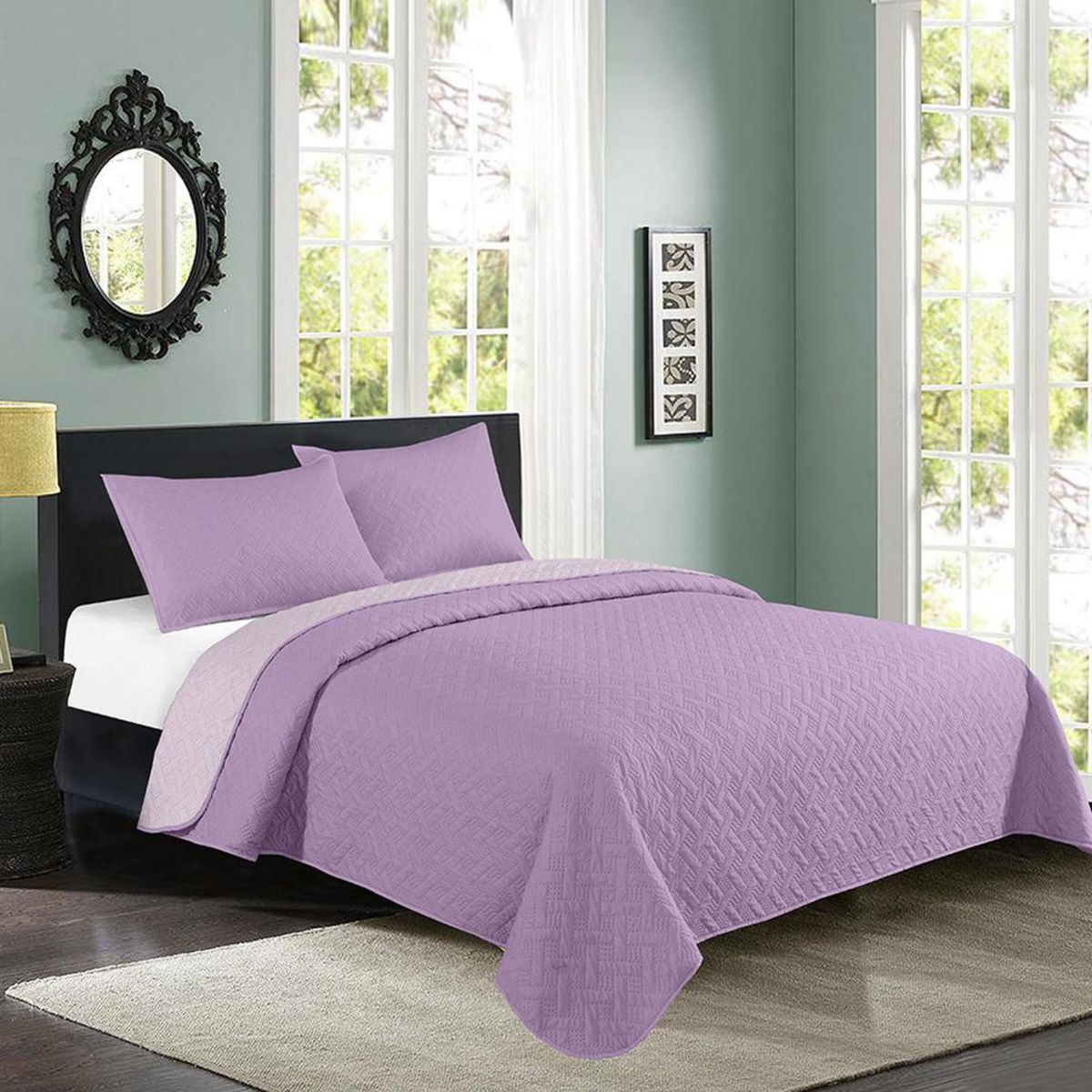 ILLUSIONS - Cubrecama Quilt Bicolor