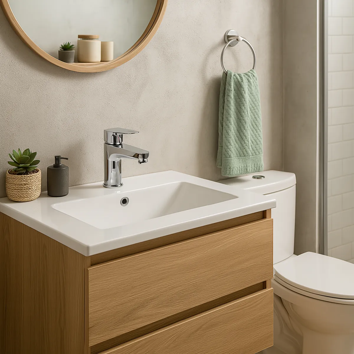 STRETTO - Monomando Lavatorio Antibacterial Bologna Cromado