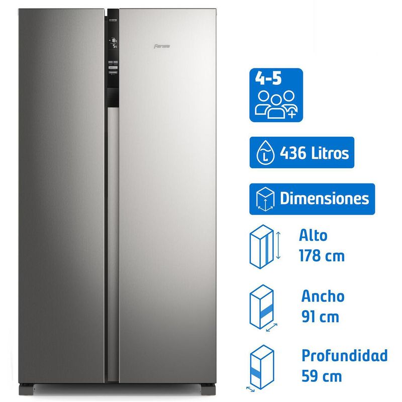 FENSA - Refrigerador Side by Side No Frost 436 Litros SFX440
