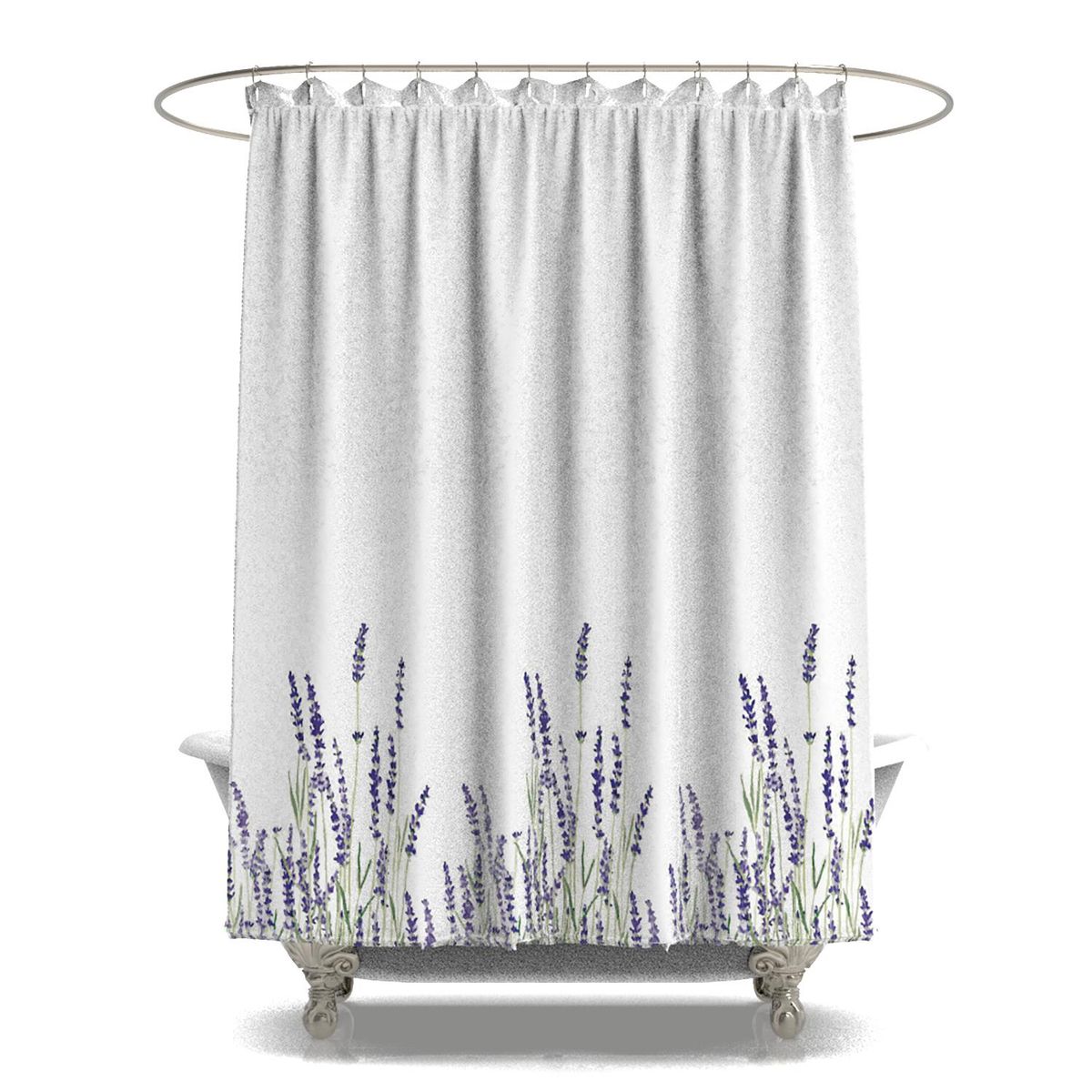 DECO EXPRESS - Cortina microfibra lavanda