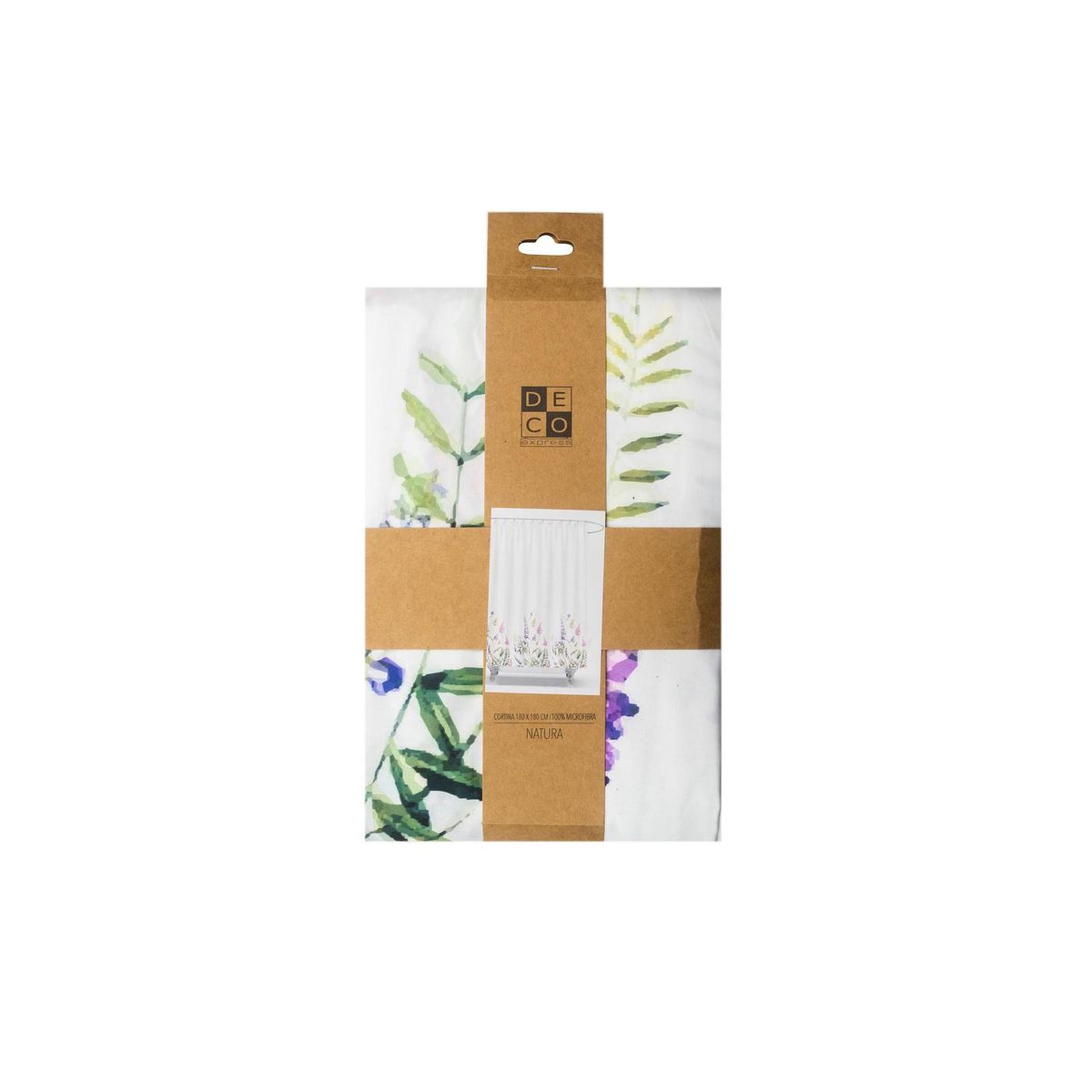 DECO EXPRESS - Cortina microfibra lavanda