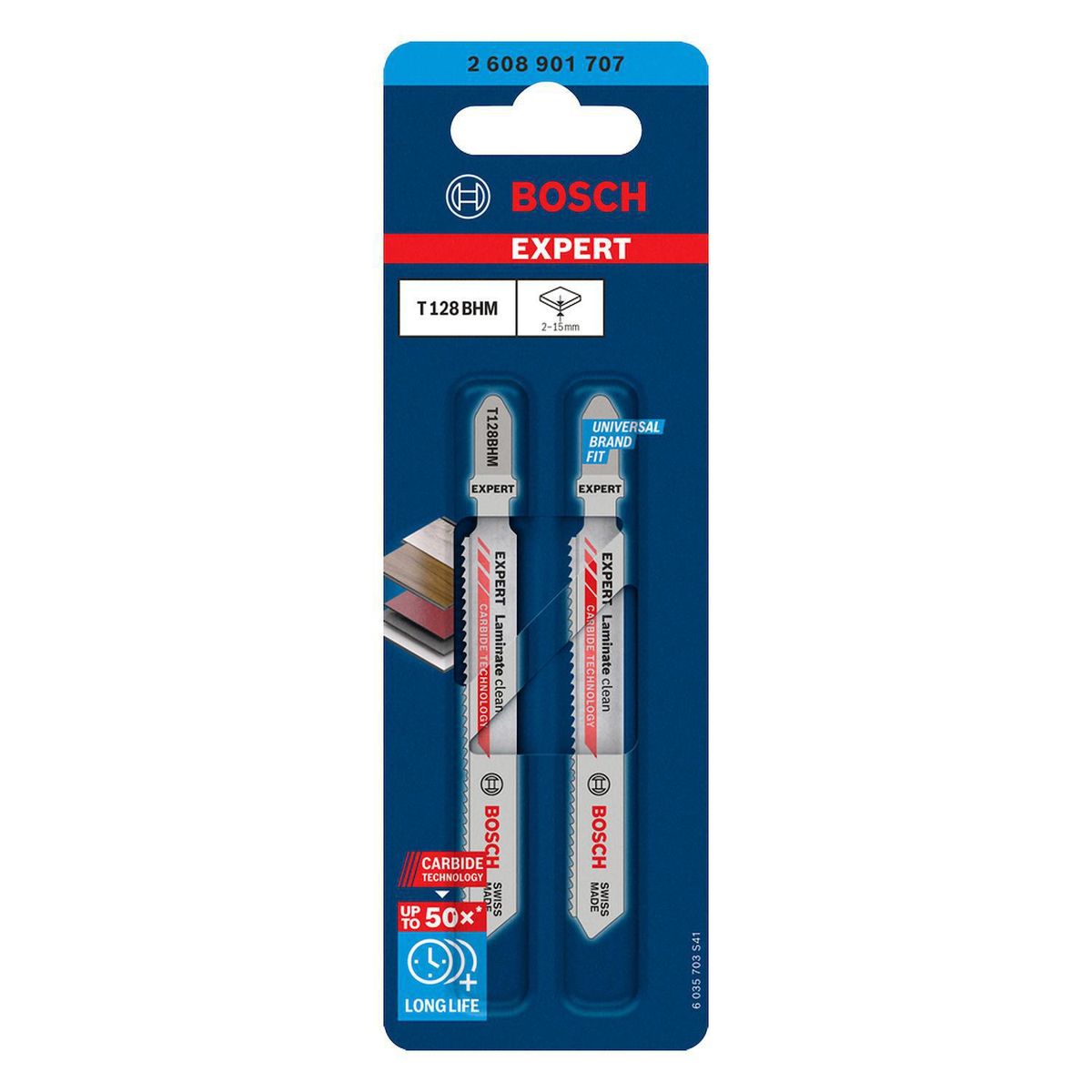 BOSCH - Hoja de sierra caladora para paneles laminados