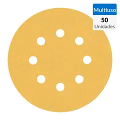 BOSCH - Lija excéntrica para madera pintura 125mm - grano 120 50 u