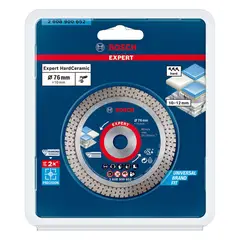 BOSCH - Disco diamantado continuo para cerámicas duras - 76mm