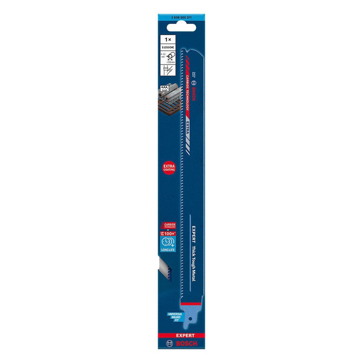 BOSCH - Hoja de sierra sable - s1255chc - carbide