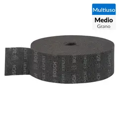 BOSCH - Abrasivo Expert 115 mm Rollo 10 metros Grano 120 Medio