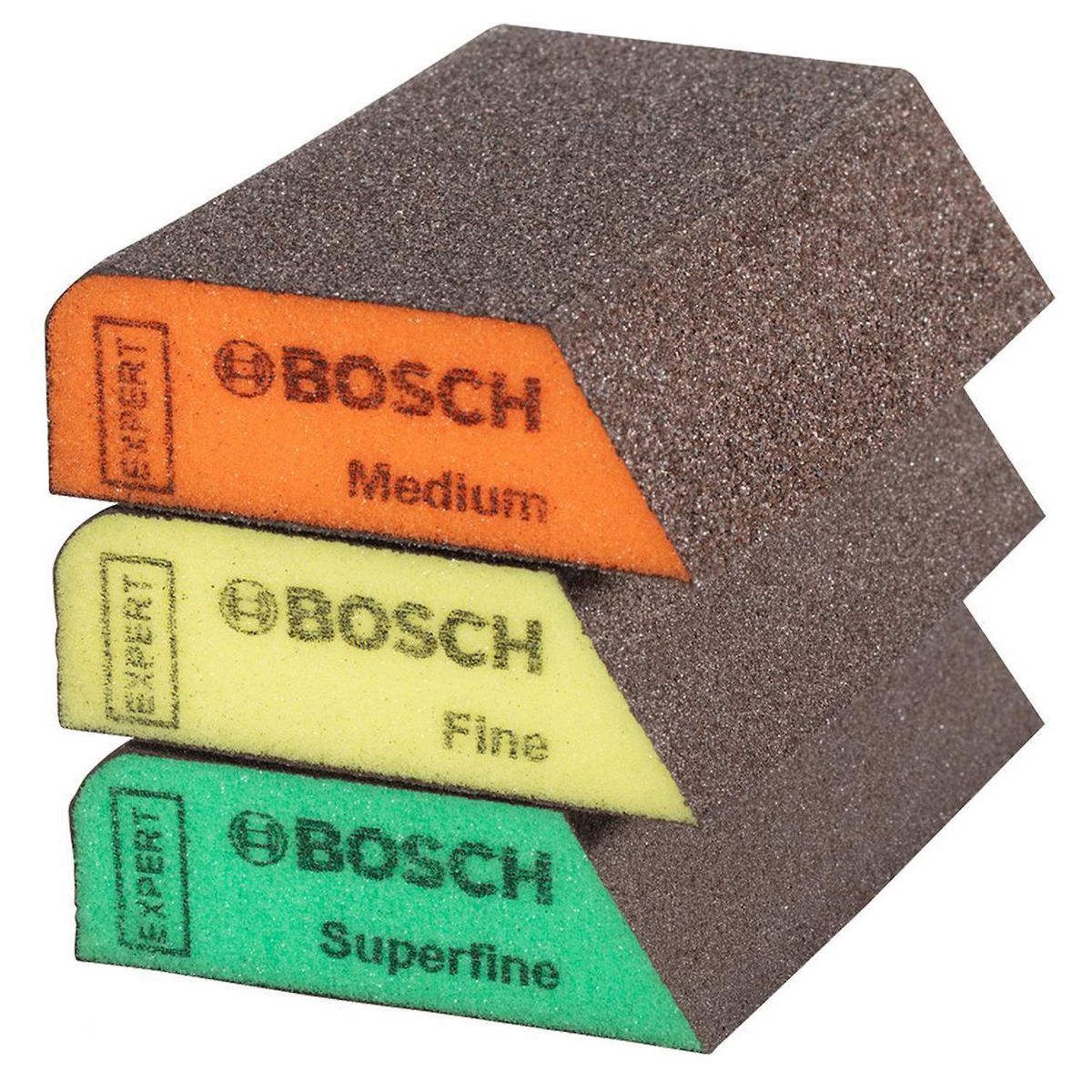BOSCH - Pack 5 Esponjas Abrasivas Perfiles 69x26x97 mm