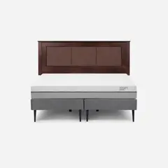 ROSEN - Cama 2 Plazas Europea Pratta Gris