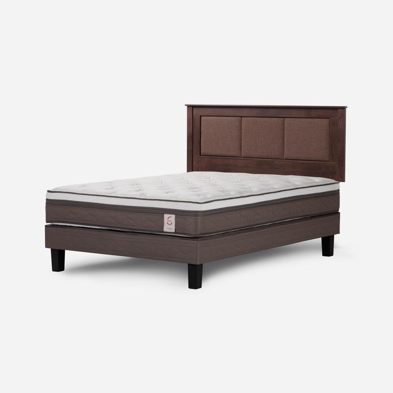 ROSEN - Cama 2 plazas Style 6  café