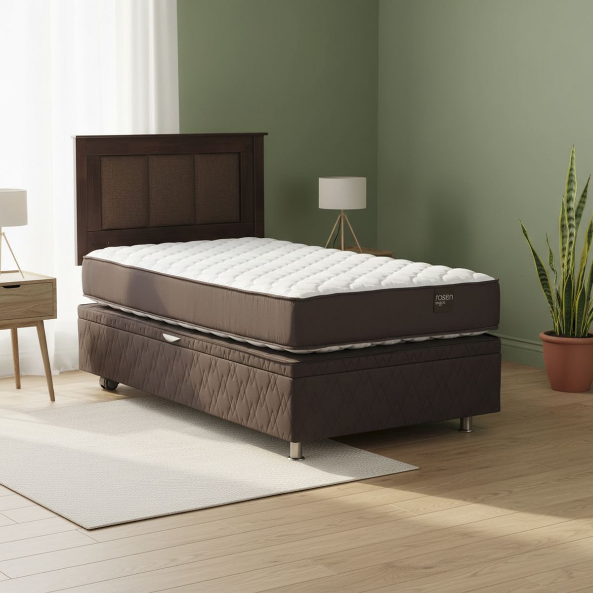 ROSEN - Boxet 1.5 plazas Regulable Ergo T Café