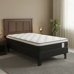 ROSEN - Cama 1.5 plazas Europea Style 6 café