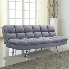 IDETEX - Futón tela Bari Junior gris