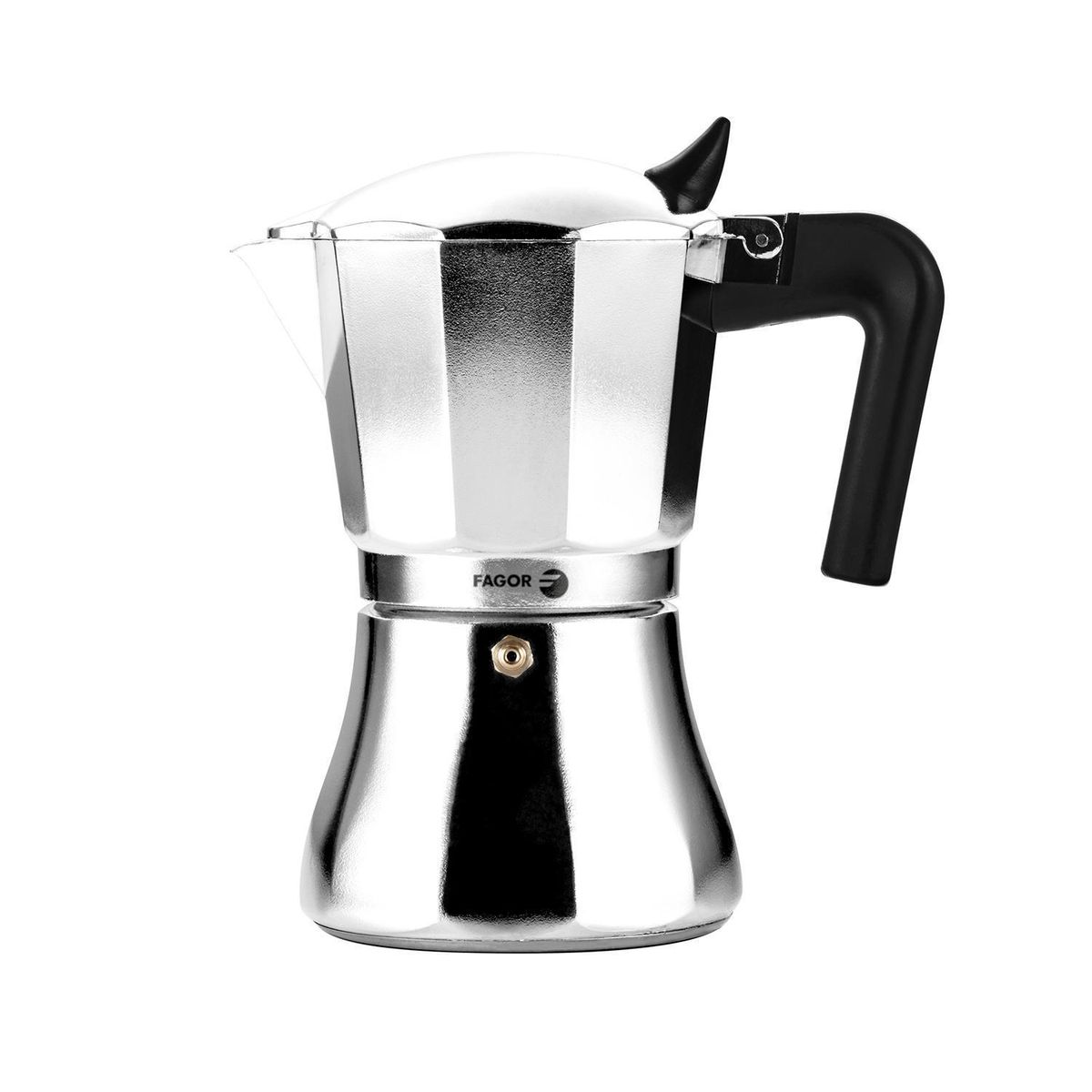 Fagor - Cafetera Aluminio 1500 ml Plateado
