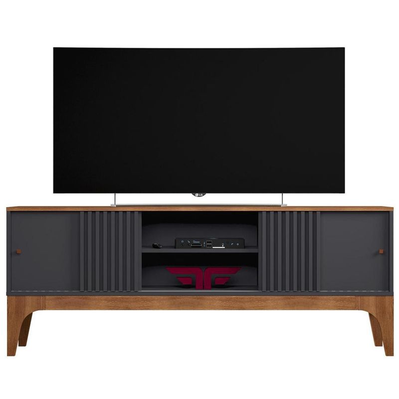 EXIT - Rack Florencia, para tv hasta 70", 160 X 36,5 X 63,7 cm, gris/matte