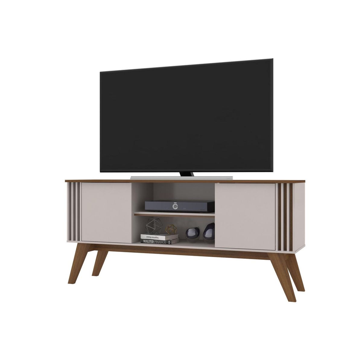 EXIT - Rack Vitta, para tv hasta 65", 150 X 38,3 X 68,5 cm, beige/matte