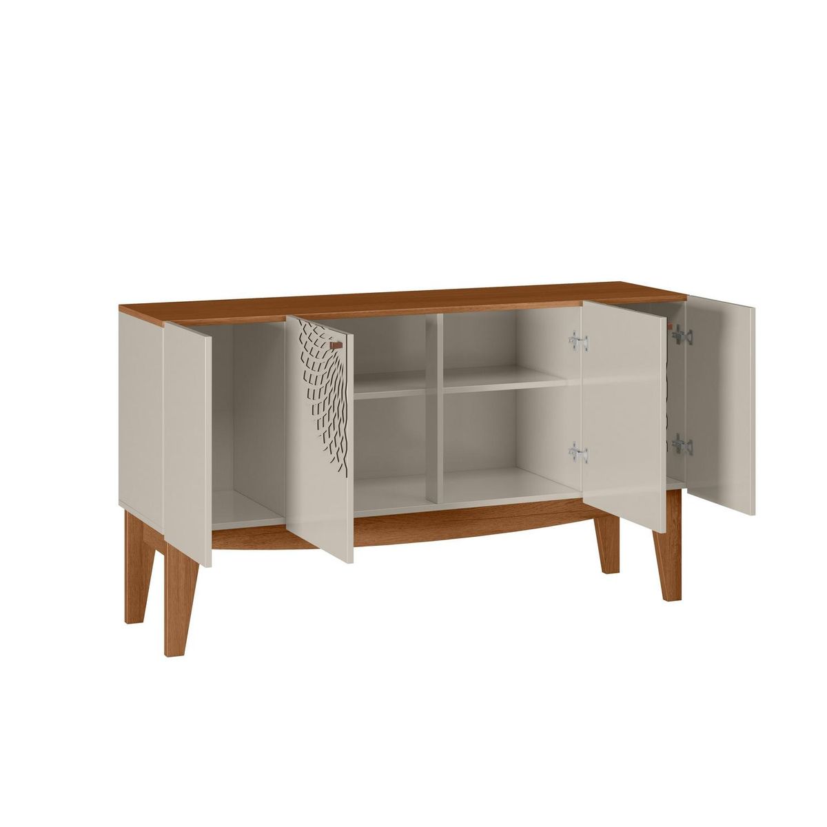 EXIT - Buffet Jade moderno 136x39,5x77,4 cm matte/beige