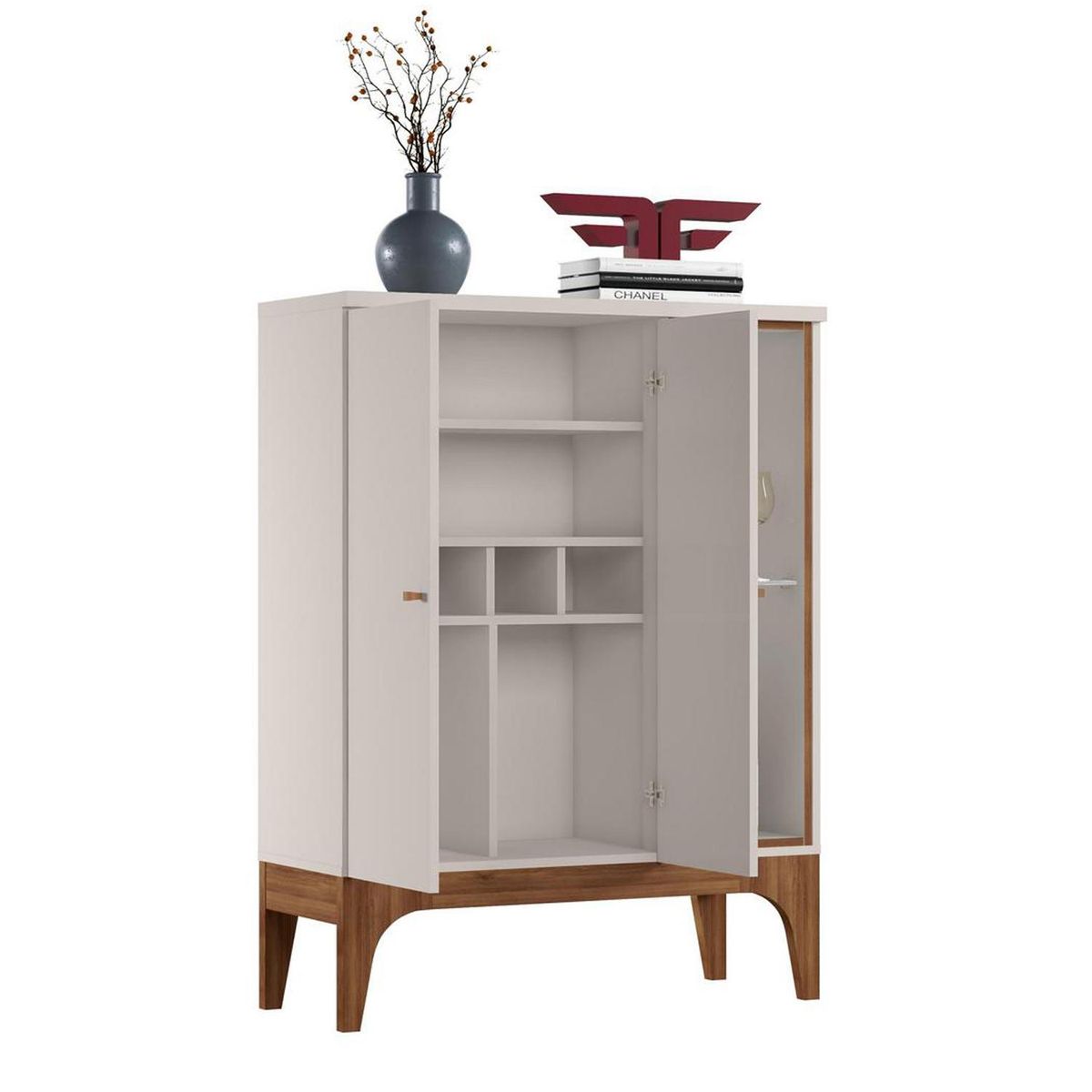 EXIT - Bar Veneza Moderno 90.3x122x36 cm Beige/matte