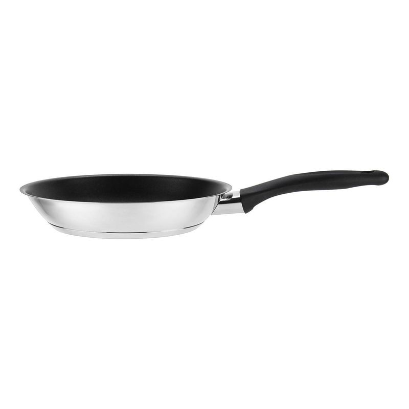 Fagor - Sartén Antiadherente 24 cm Acero Inoxidable Plateado