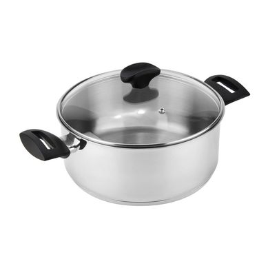 Cacerola 18 cm acero inoxidable