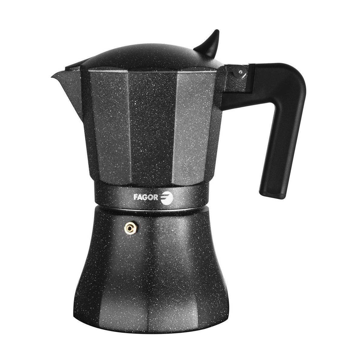 Fagor - Cafetera Moka Fagor Aluminio 600 ml Gris oscuro