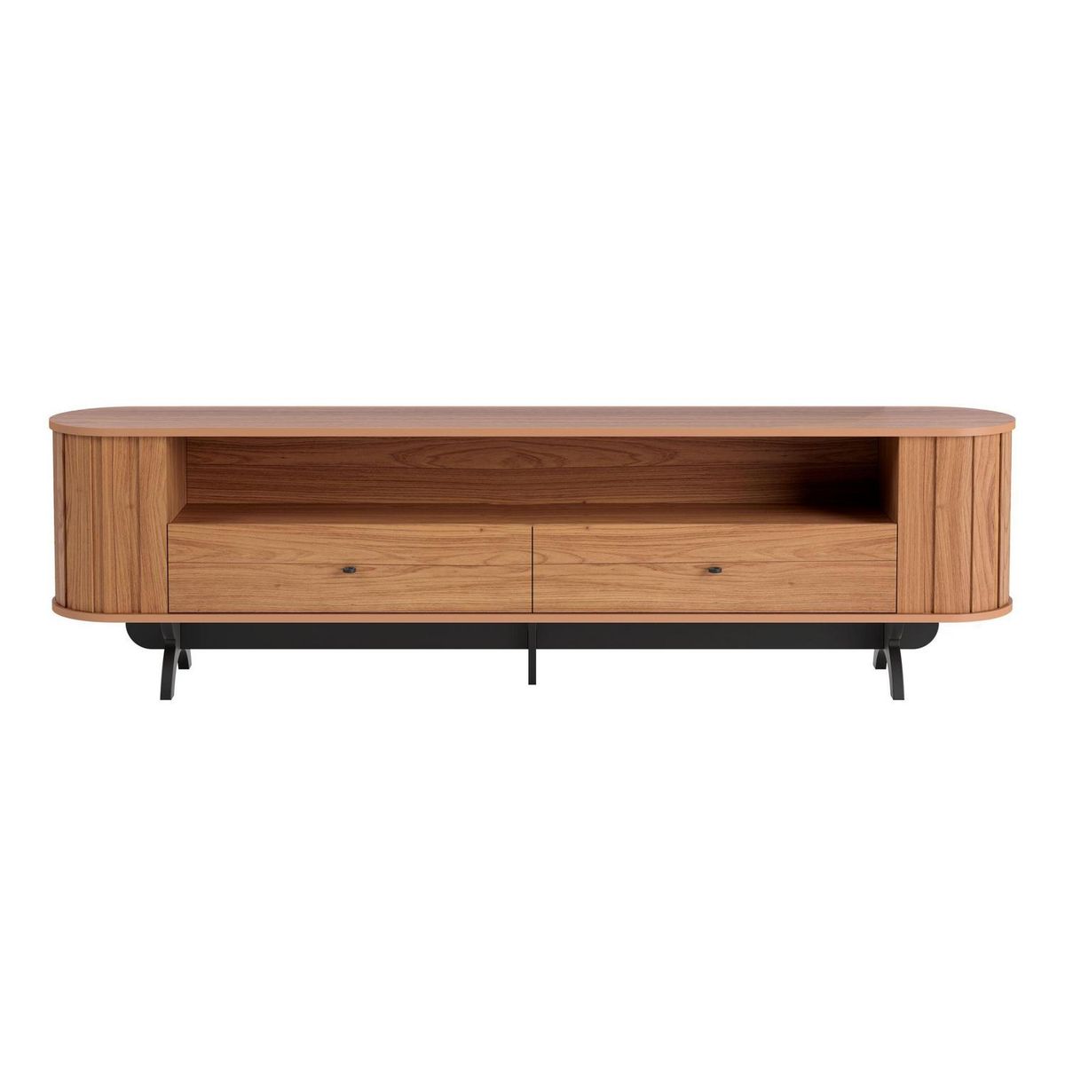 DECOCASA - Rack TV" 60 " 2.2 Castaño 220x62x35 cm