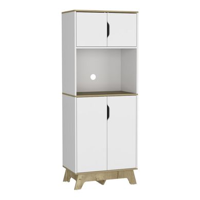 Mueble microondas bi-color b/d