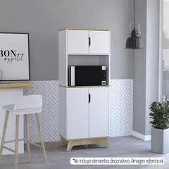 TUHOME - Mueble microondas bi-color b/d