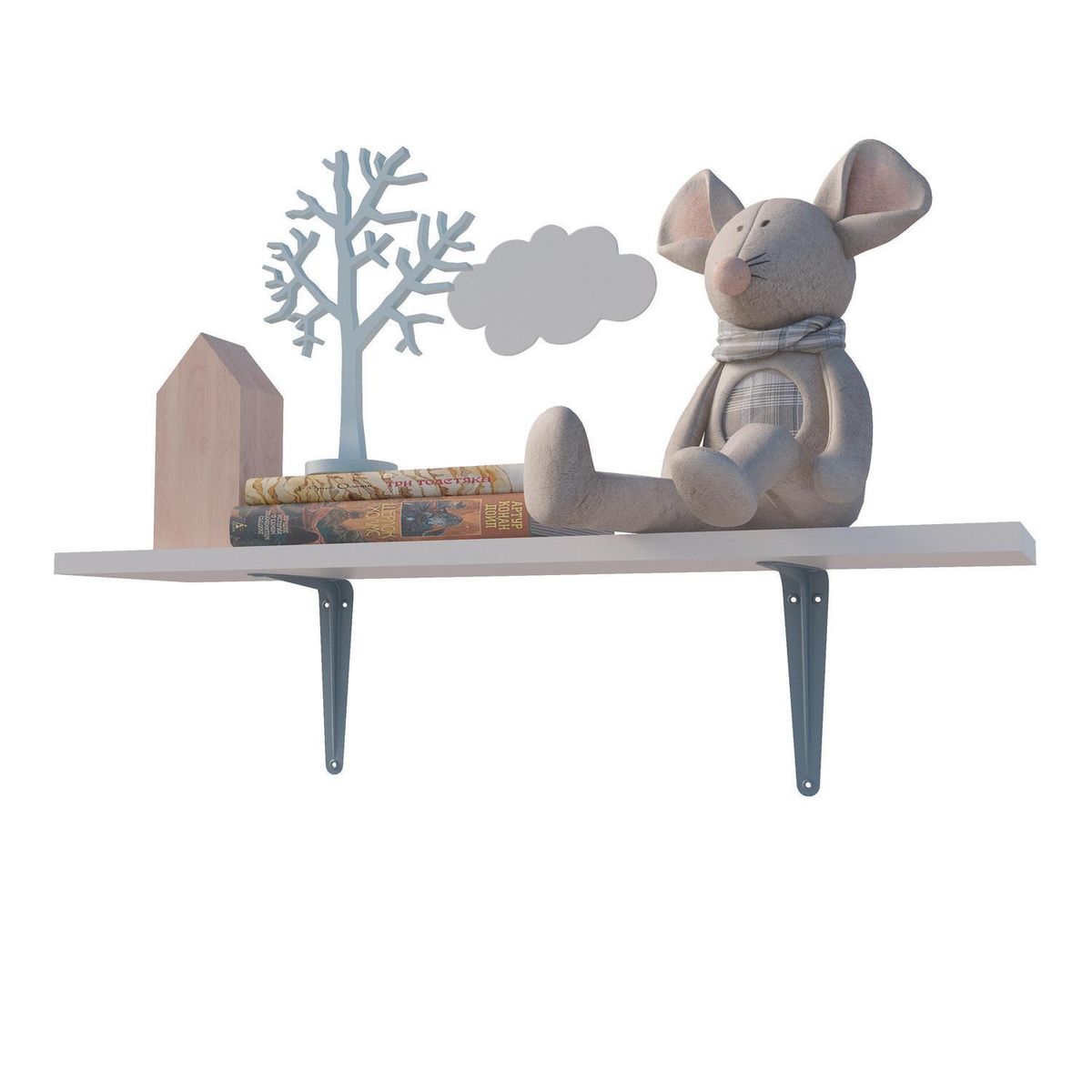 DUCASSE - Soporte escuadra 20x25 azul