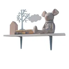 DUCASSE - Soporte escuadra 20x25 azul