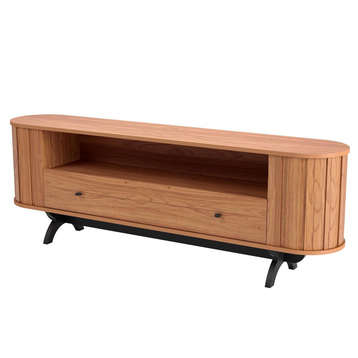 DECOCASA - Rack TV" 50 " 1.8 Castaño 35x65x180 cm