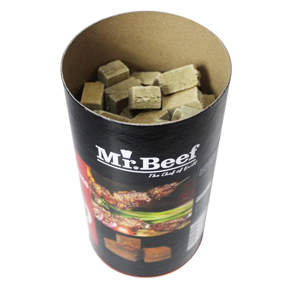 MR BEEF - Iniciador de fuego ecologico, cilindro de 100 un.