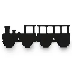 DUCASSE - Percha Locomotora Acero Negro
