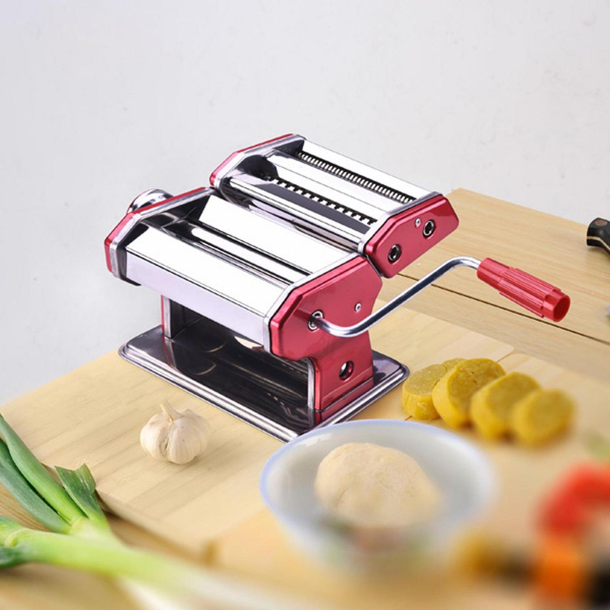 DORAL - Máquina de pastas acero inoxidable 18 cms desmontable