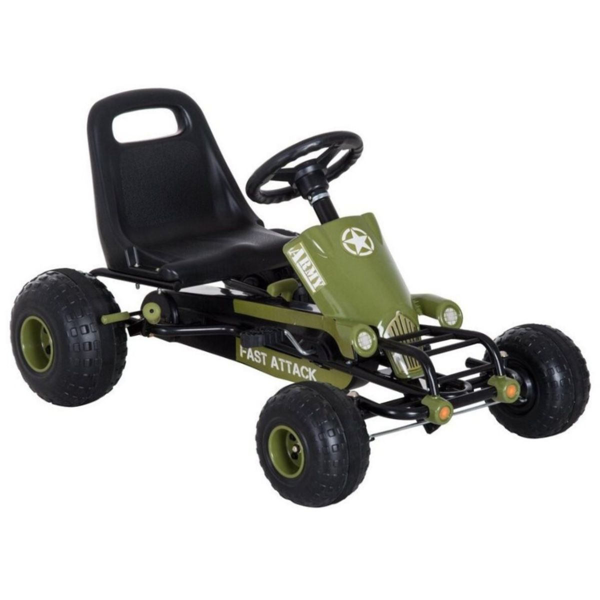 KIDSCOOL - Go Kart Racing Army XL Kidscool Verde militar Desde 18 meses
