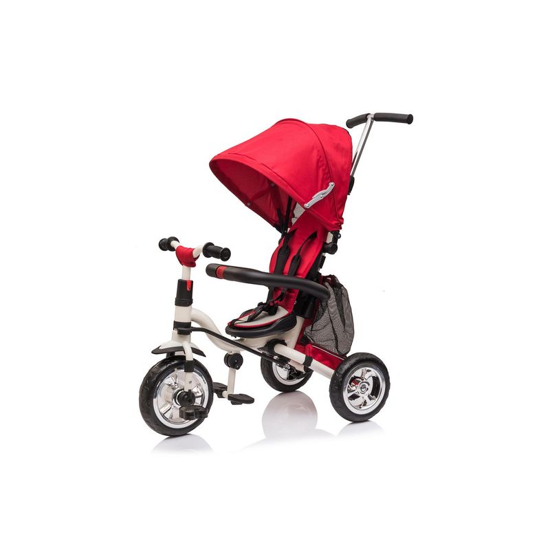 KIDSCOOL - Triciclo Evolutivo Plegable Canopy Rojo Desde 13 meses