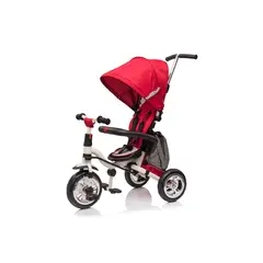 KIDSCOOL - Triciclo Evolutivo Plegable Canopy Rojo Desde 13 meses