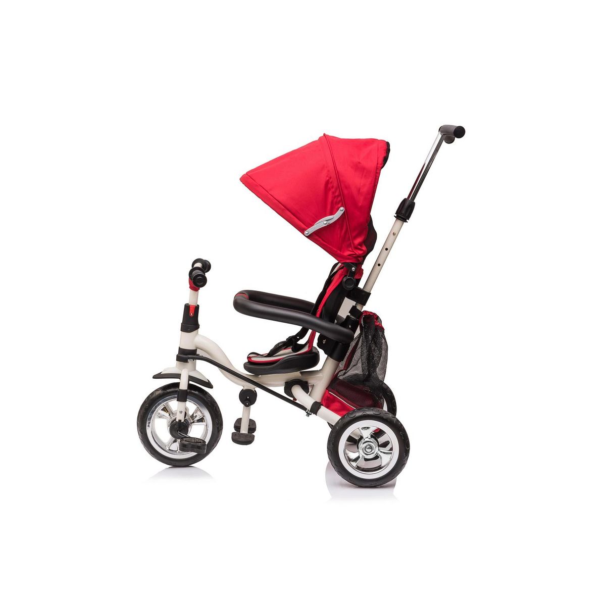 KIDSCOOL - Triciclo Evolutivo Plegable Canopy Rojo Desde 13 meses