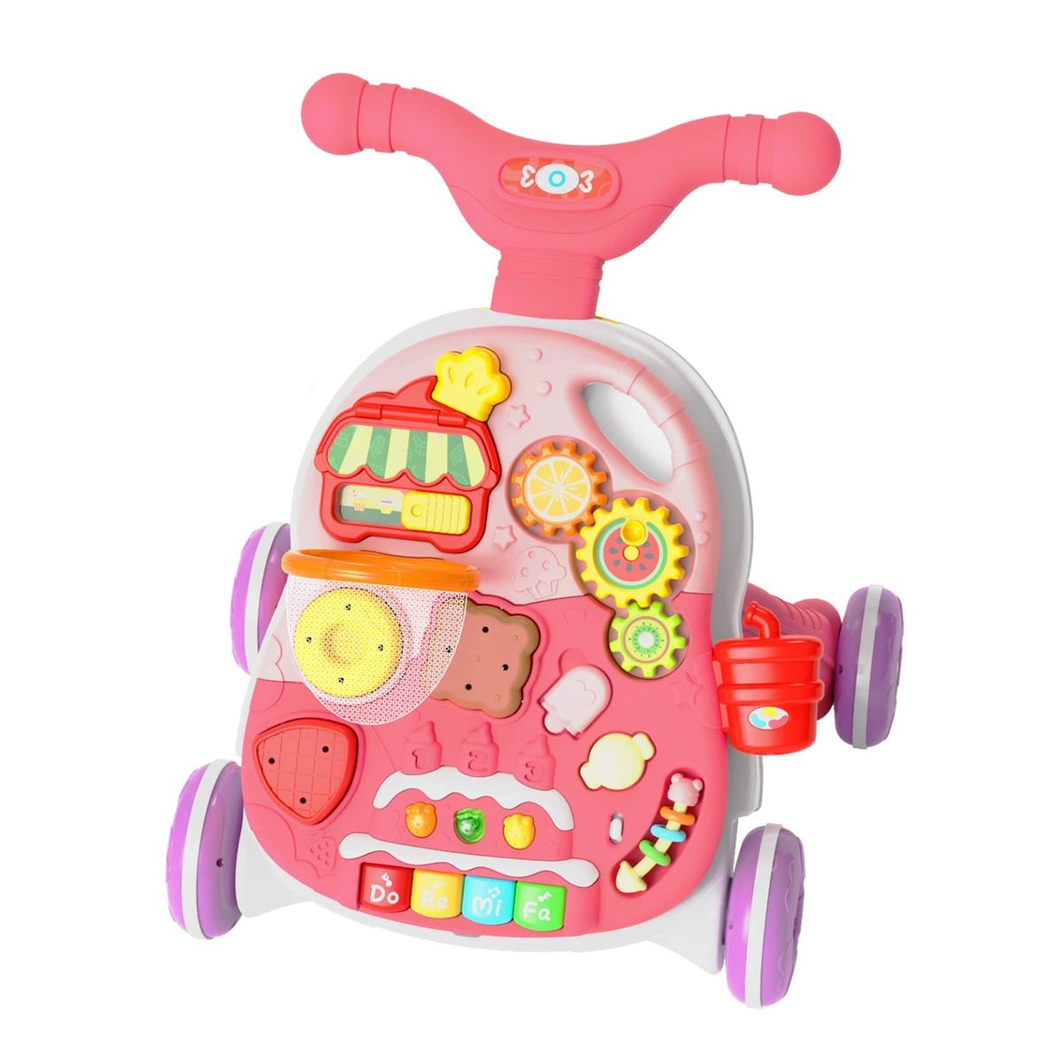 KIDSCOOL - Caminador Multifunción 4 en 1 Kidscool Rosado Desde 9 meses