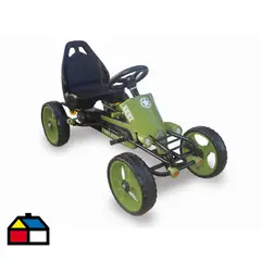 KIDSCOOL - Go kart Racing army Verde Desde 18 meses
