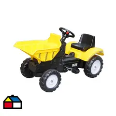 KIDSCOOL - Tractor con Pala Amarillo Desde 18 meses