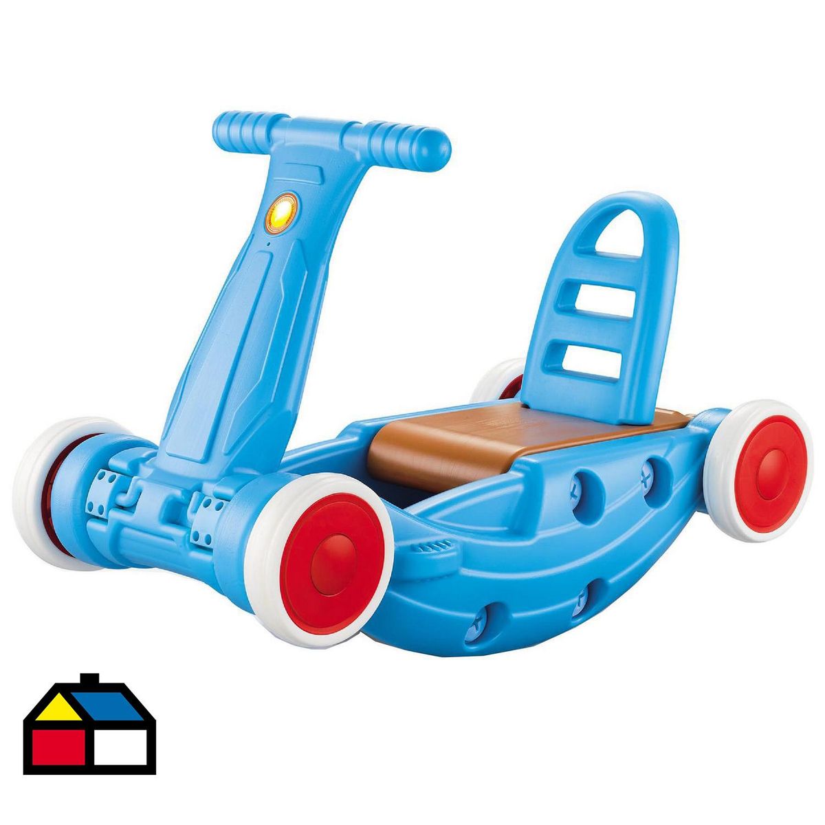 KIDSCOOL - Balancín Multifuncional 3 en 1 Kidscool Celeste Desde 13 meses