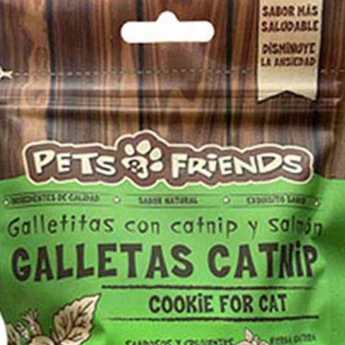 PETS AND FRIENDS - Snack gato galletas catnip 65 gr