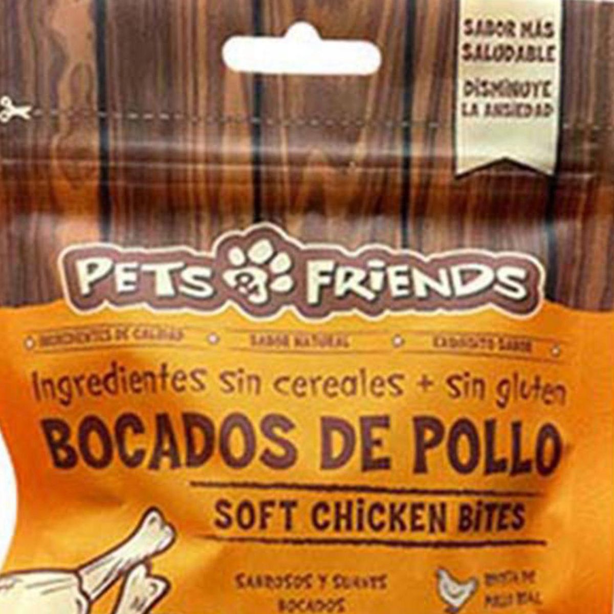 PETS AND FRIENDS - Snack gato bocado de pollo 65 gr