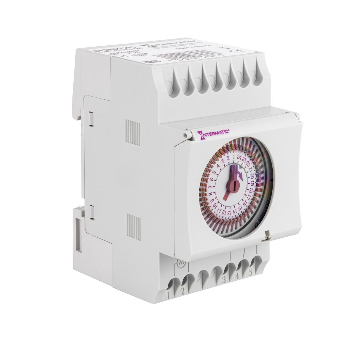 INTERMATIC - Timer THE 111 para Riel DIN 24 horas