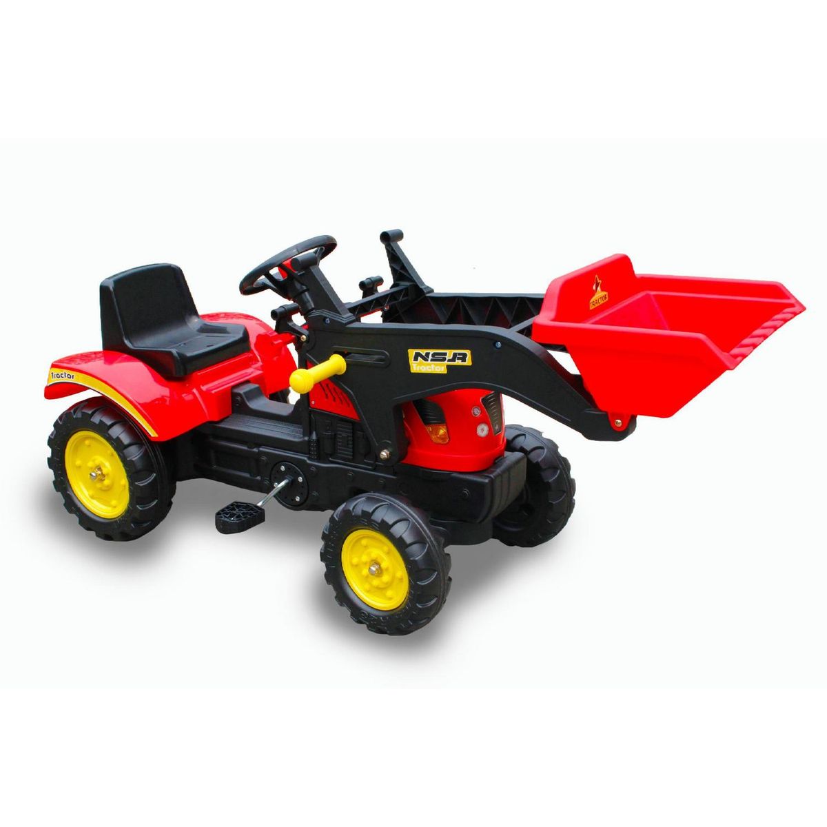 KIDSCOOL - Retroexcavadora Juguete Rojo Desde 18 meses