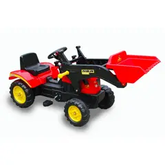 KIDSCOOL - Retroexcavadora Juguete Rojo Desde 18 meses