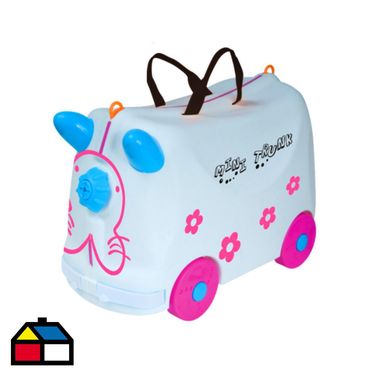 Maleta blanco con ruedas Kidscool