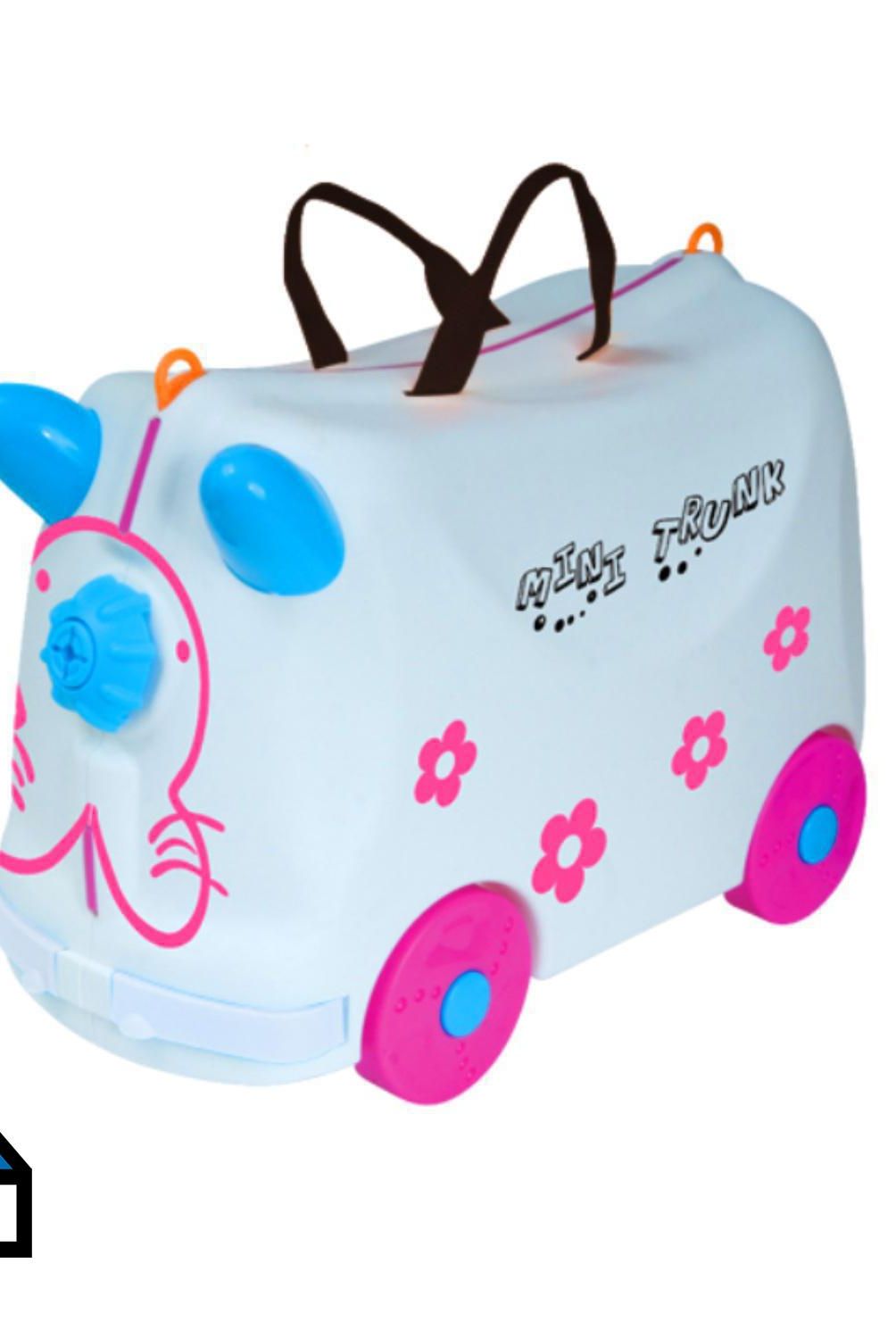 KIDSCOOL - Maleta blanco con ruedas Kidscool
