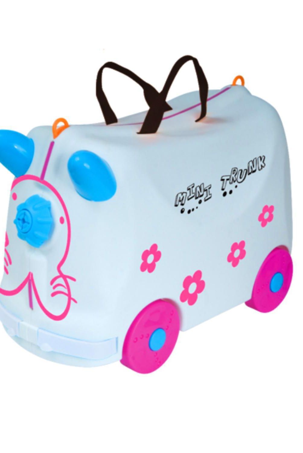 KIDSCOOL - Maleta blanco con ruedas Kidscool