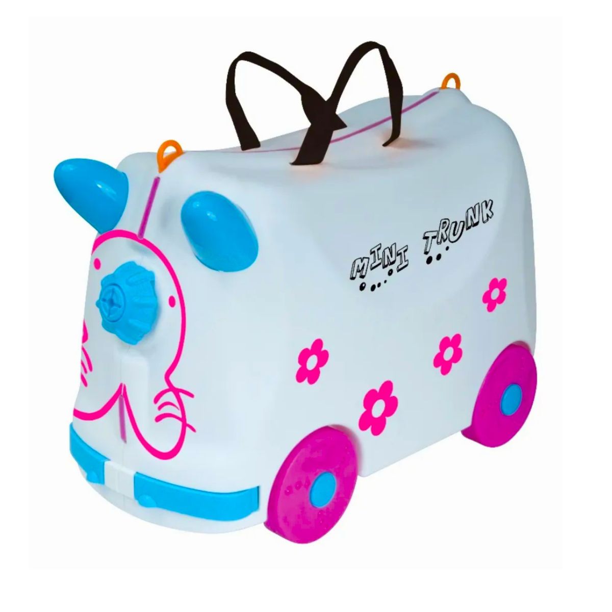 KIDSCOOL - Maleta blanco con ruedas Kidscool